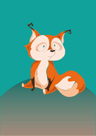 fox illustration のイラスト素材