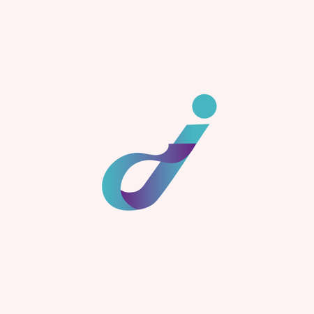 Creative logo icon, typography, small letter jのイラスト素材
