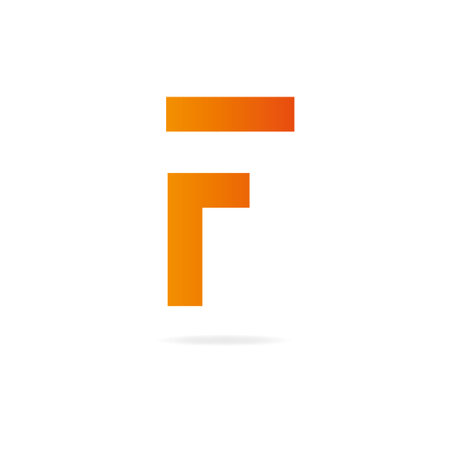 Letter F icon. Design template elementsのイラスト素材