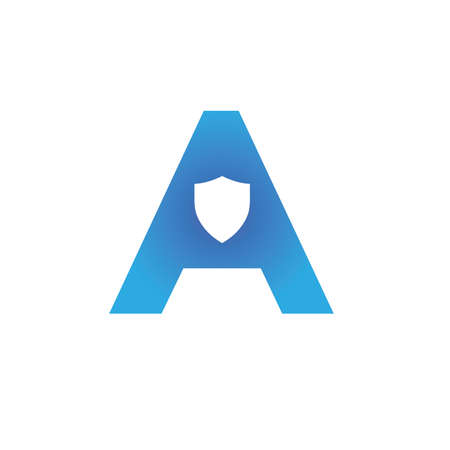 Letters A symbol icon. Design template elementsのイラスト素材