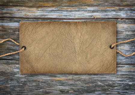 Vintage retro cardboardの写真素材