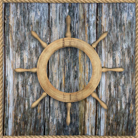 Marine scrapbook backgroundの写真素材