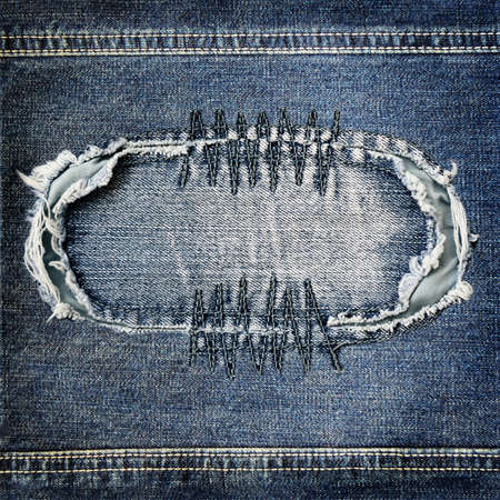 Background denim textureの写真素材