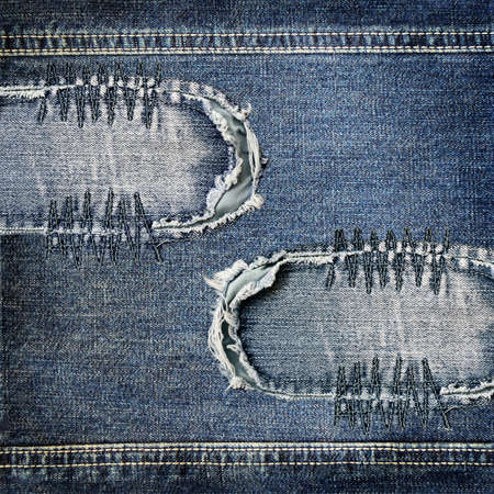 Background denim textureの写真素材