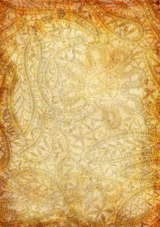 Vintage background with lace patternの写真素材
