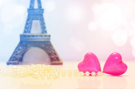 Heart, love and Paris.の写真素材