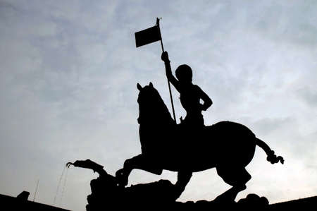 The Saint George's Statueの写真素材