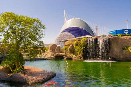 VALENCIA, SPAIN - SEPTEMBER 18. 2019: Outdoor of the Oceanagraphic Valenciaのeditorial素材
