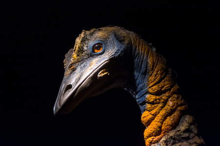 Elephant bird, its scientific name is Aepyornis spの写真素材