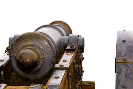 Cannon in the fortress of Szigliget, in Hungaryの写真素材