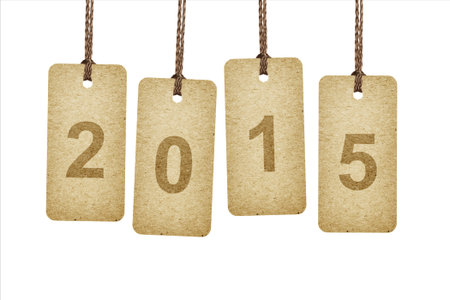 Brown tags lettering 2015