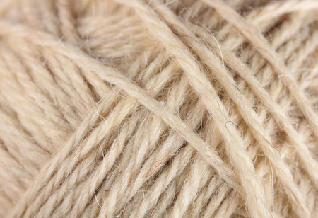 wool yarn clew macro