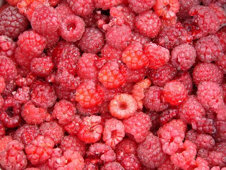   Berries of a raspberry                             の写真素材