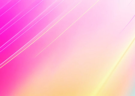 abstract background with smooth lines in pastel pink and yellow colorsの素材