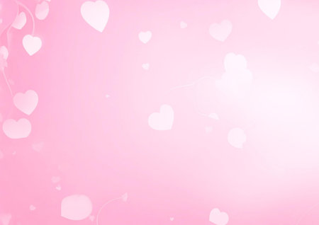 Valentine's day abstract background with hearts. Love concept.の素材