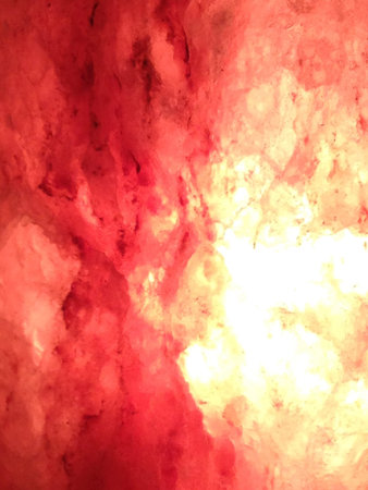 Close-up of salt lamp