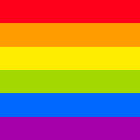 Gay flag vector or vector LGBT flag sign. Gay culture symbol.のイラスト素材