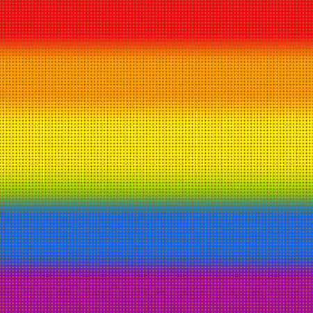 Gay flag or LGBT flag vector sign. Gay culture symbol. Mosaic dots background.のイラスト素材