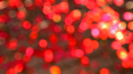 Abstract red sparkle bokeh background
