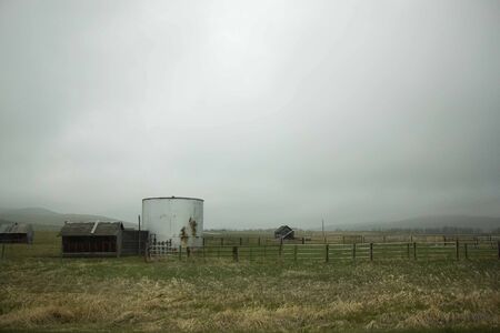Alberta Grain Siloの写真素材