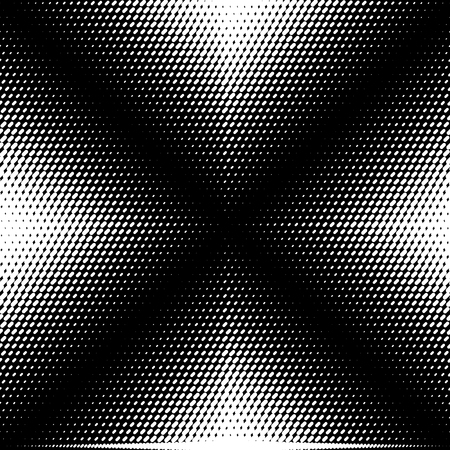 Abstract vector seamless op art pattern. Monochrome graphic black and white ornament. Striped optical illusion repeating texture.のイラスト素材