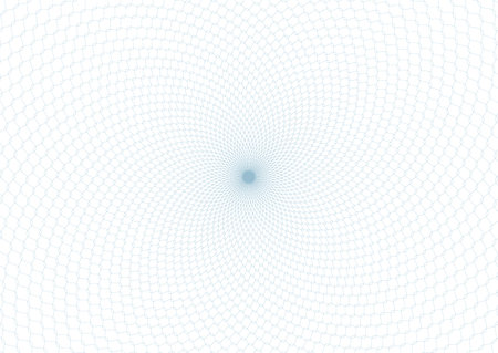 Guilloche vector radial background grid for diploma and certificate. Moire ornament EPS 10.