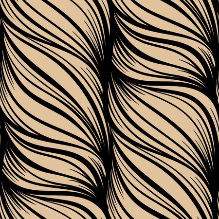 Abstract ea waves seamless pattern.のイラスト素材