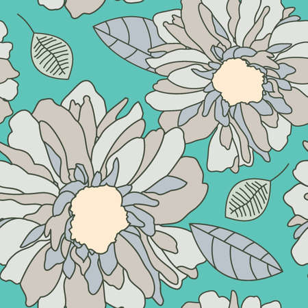 This seamless background pattern is a scalable vector pattern, making it ideal for textiles, gift-wrapping and decorative papers, backgrounds, greeting cards, wallpaper and moreのイラスト素材