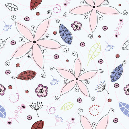 This seamless background pattern is a scalable vector pattern, making it ideal for textiles, gift-wrapping and decorative papers, backgrounds, greeting cards, wallpaper and moreのイラスト素材