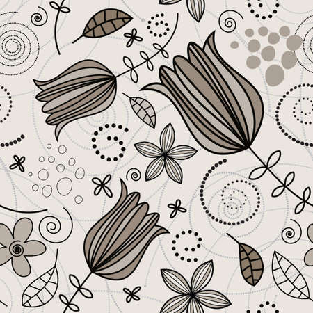 This seamless background pattern is a scalable vector pattern, making it ideal for textiles, gift-wrapping and decorative papers, backgrounds, greeting cards, wallpaper and moreのイラスト素材