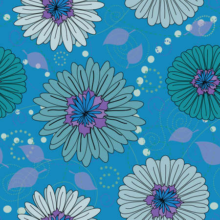This seamless background pattern is a scalable vector pattern, making it ideal for textiles, gift-wrapping and decorative papers, backgrounds, greeting cards, wallpaper and moreのイラスト素材