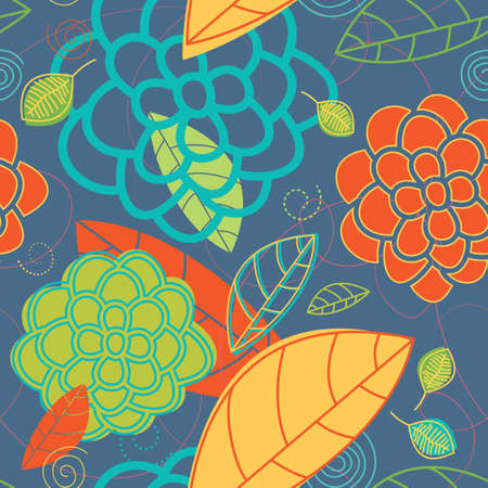 This seamless background pattern is a scalable vector pattern, making it ideal for textiles, gift-wrapping and decorative papers, backgrounds, greeting cards, wallpaper and moreのイラスト素材