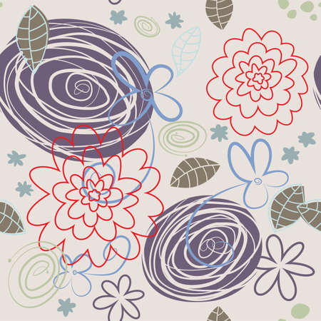 This seamless background pattern is a scalable vector pattern, making it ideal for textiles, gift-wrapping and decorative papers, backgrounds, greeting cards, wallpaper and moreのイラスト素材