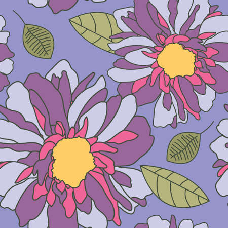 This seamless background pattern is a scalable vector pattern, making it ideal for textiles, gift-wrapping and decorative papers, backgrounds, greeting cards, wallpaper and moreのイラスト素材