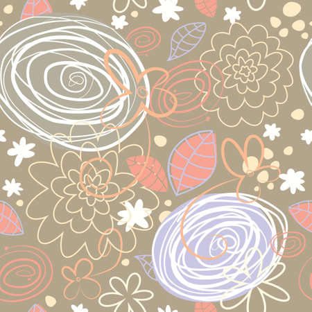 This seamless background pattern is a scalable vector pattern, making it ideal for textiles, gift-wrapping and decorative papers, backgrounds, greeting cards, wallpaper and moreのイラスト素材