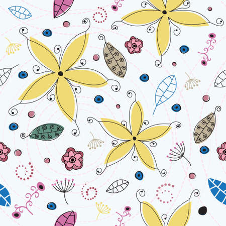 This seamless background pattern is a scalable vector pattern, making it ideal for textiles, gift-wrapping and decorative papers, backgrounds, greeting cards, wallpaper and moreのイラスト素材