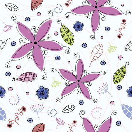 This seamless background pattern is a scalable vector pattern, making it ideal for textiles, gift-wrapping and decorative papers, backgrounds, greeting cards, wallpaper and moreのイラスト素材
