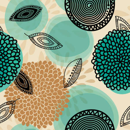 This seamless background pattern is a scalable vector pattern, making it ideal for textiles, gift-wrapping and decorative papers, backgrounds, greeting cards, wallpaper and moreのイラスト素材