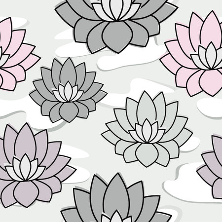 This seamless hand drawn pattern is a scalable vector, making it ideal for backgrounds, textiles, gift-wrapping, decorative papers, backgrounds, greeting cards, wallpaper and moreのイラスト素材
