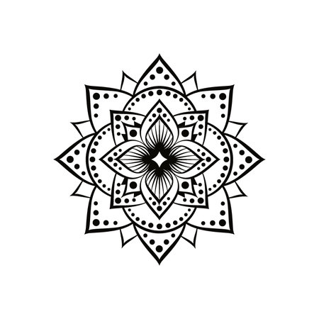 This seamless  mandala is scalable a vector, making it ideal for backgrounds, textiles, gift-wrapping, decorative papers, backgrounds, greeting cards, wallpaper and moreのイラスト素材