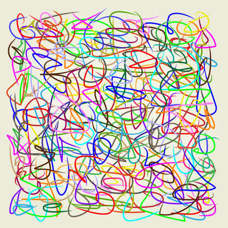 Abstract color lines background, art vector illustrationのイラスト素材