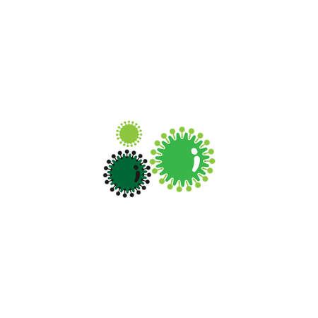 Coronavirus icon Template vector illustration designのイラスト素材