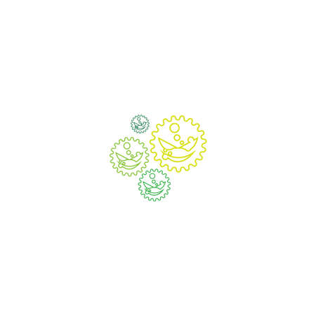 Coronavirus icon Template vector illustration designのイラスト素材