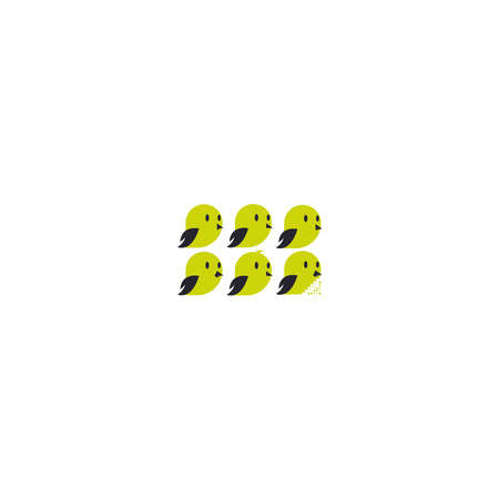 Bird Logo Template vector illustrationのイラスト素材