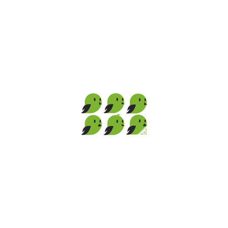 Bird Logo Template vector illustrationのイラスト素材