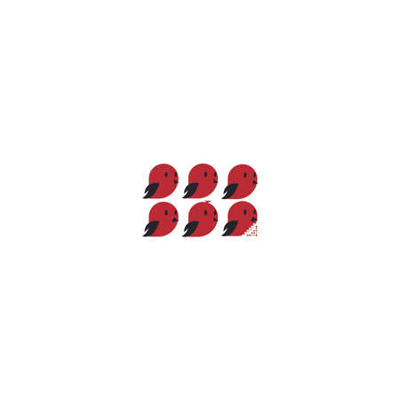 Bird Logo Template vector illustrationのイラスト素材