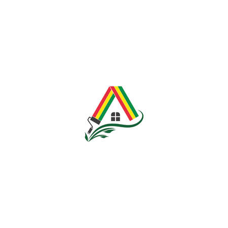 paint House logo business vector templateのイラスト素材