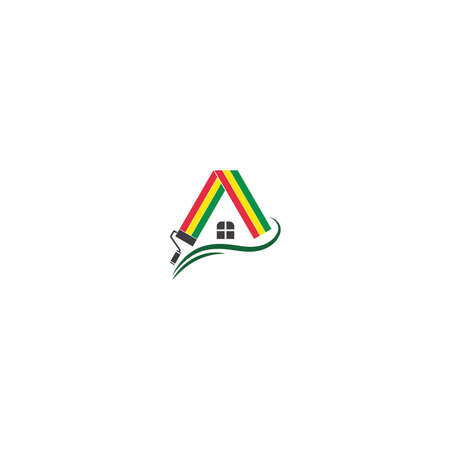 paint House logo business vector templateのイラスト素材