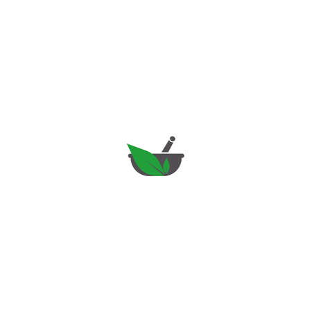 Medical Herbal Logo Vector illustrationのイラスト素材