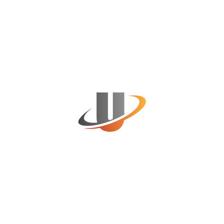 Letter circle Logo, Concept Letter + icon circleのイラスト素材